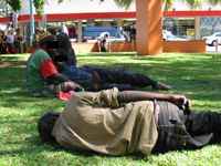 Aborígines bêbados – cena comum nas cidades australianas