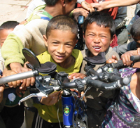 Teste de resistência da bicicleta