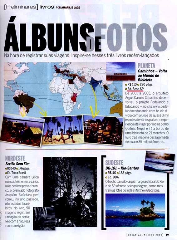Álbum de fotos, Revista Criativa